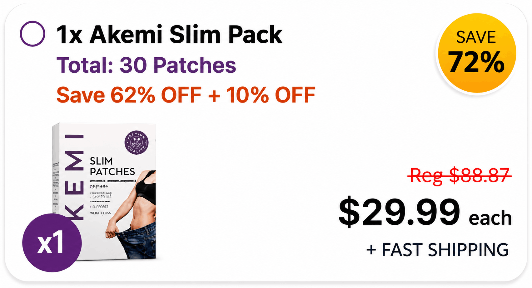 akemi slim patch unit 1